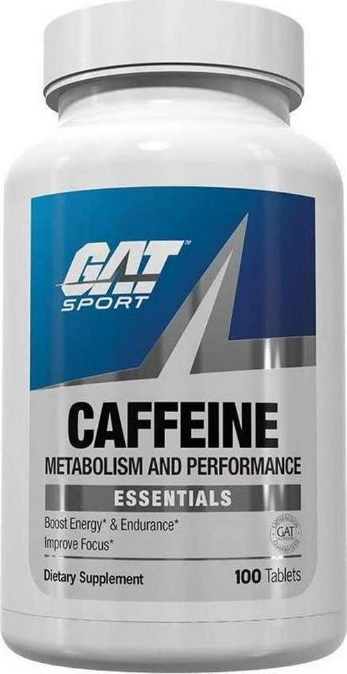 GAT Sport Essentials Caffeine Metabolism and Performance, 100 Tablets