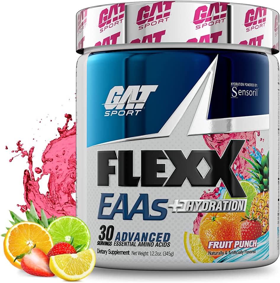 GAT Sport Flexx EAAs + Hydration, Fruit Punch, 30 Servings
