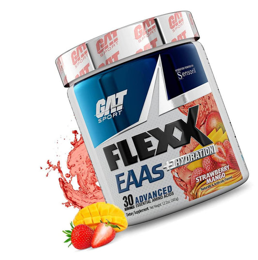 GAT Sport Flexx EAAs + Hydration, Strawberry Mango, 30 Servings