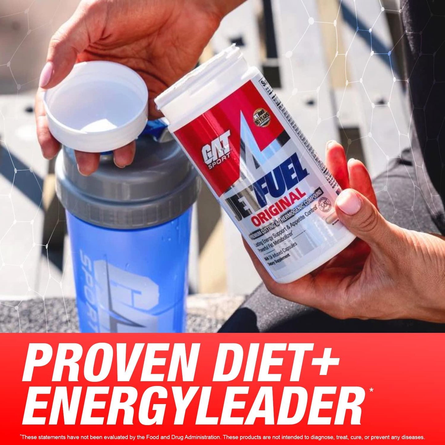 GAT Sport JetFuel Original - Weight Loss Supplement, Energy Booster, Fat Burner, Appetite Suppressant (144 Capsules) Product Name