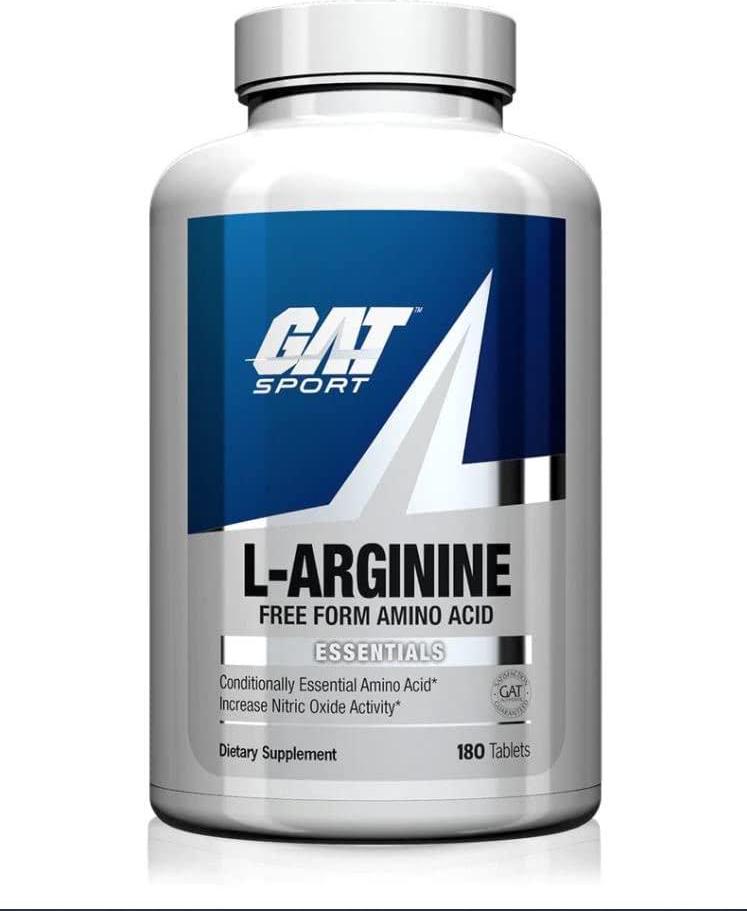 GAT Sport L-Arginine Tablets, 180 Count