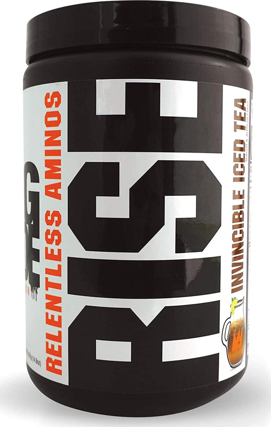GCode Rise Relentless Aminos (Invincible Iced Tea) Recovery Elixir for Muscle Recovery, Electrolytes and Hydration- 30 Servings