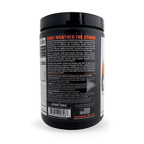 GCode Rise Relentless Aminos (Tropical Triumph) Recovery Elixir for Muscle Recovery, Electrolytes and Hydration- 30 Servings