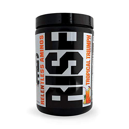 GCode Rise Relentless Aminos (Tropical Triumph) Recovery Elixir for Muscle Recovery, Electrolytes and Hydration- 30 Servings