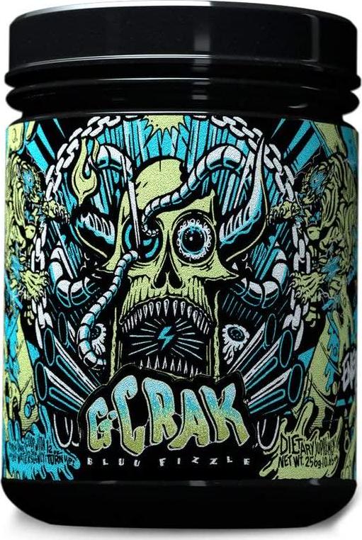 GCrak Energy Mix - Carbonated Natural Pre-Workout Energy Supplement for Focus, Motivation, Drive - for Men and Women