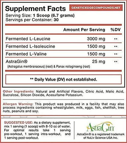 GEC 2:1:1 Fermented BCAA MAX Absorption, Sweet Tea