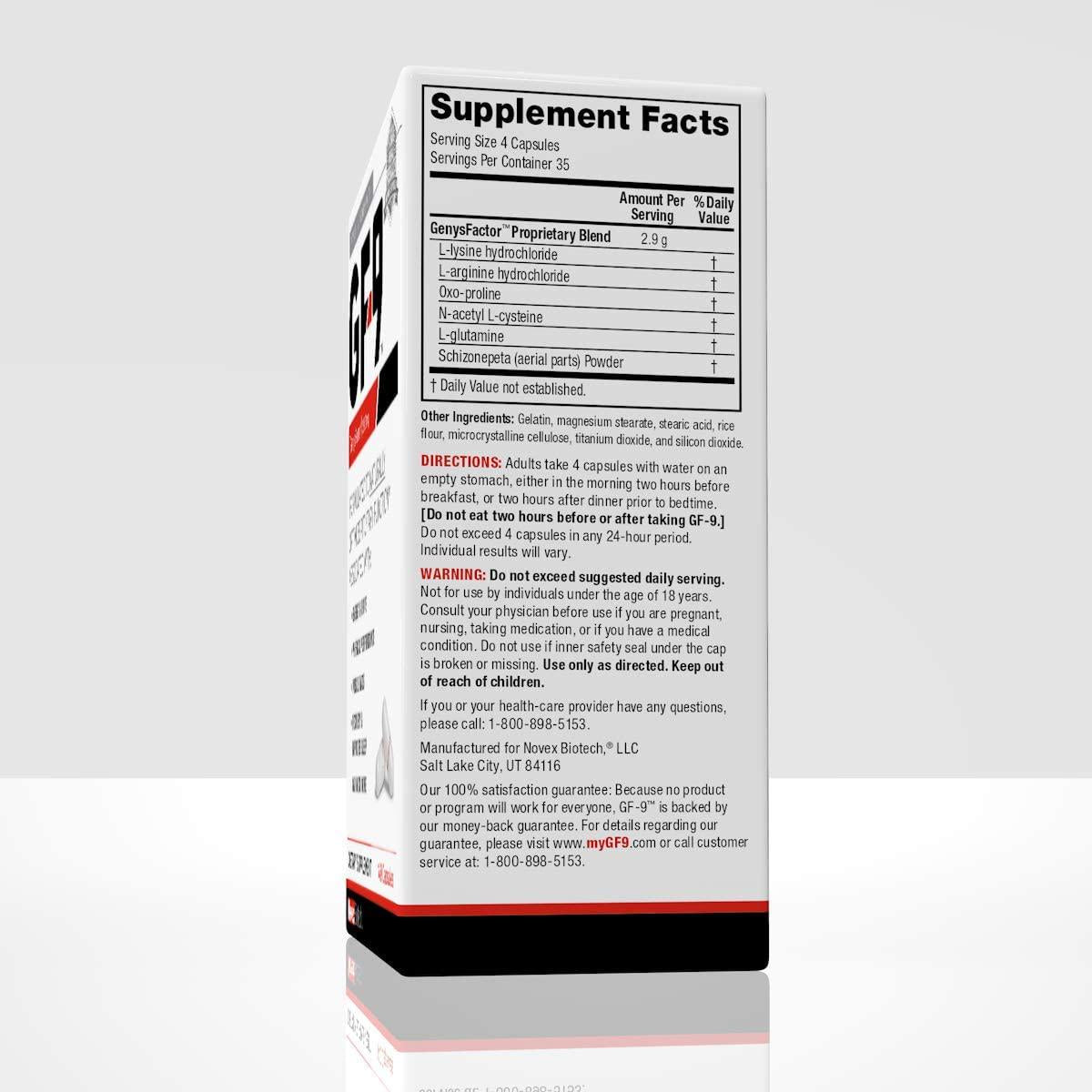 GF-9, 84 Count - HGH Boosting Supplements for Men - Human Growth Hormone Booster for Men - HGH Booster for Men - Boost Critical Peptide That Supports Energy, Physical Performance and More