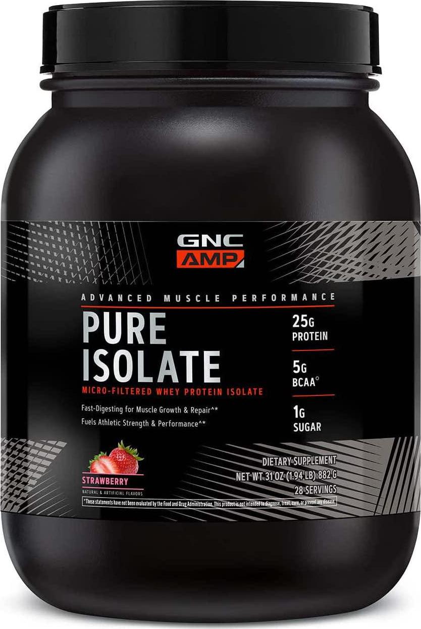 GNC AMP Pure Isolate Protein - Strawberry