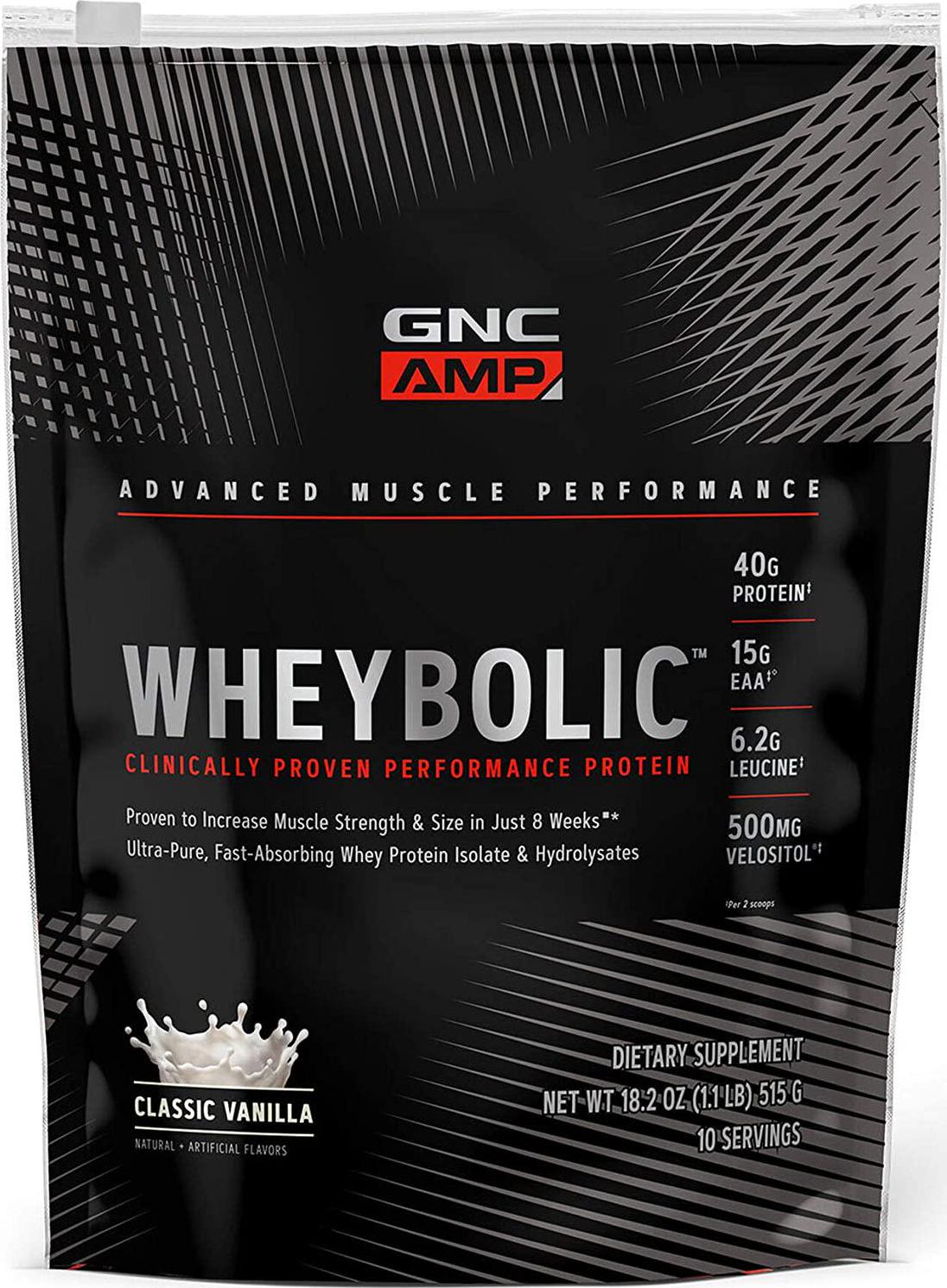 GNC AMP Wheybolic - Classic Vanilla