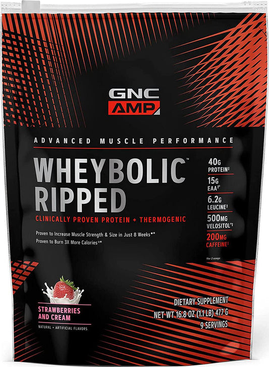 GNC AMP Wheybolic Ripped - Strawberries and Cream