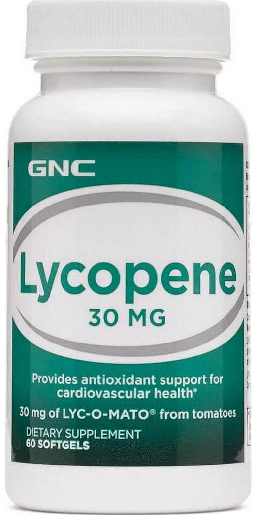 GNC Lycopene 30mg, 60 Softgels, Supports Cardiovascular Health