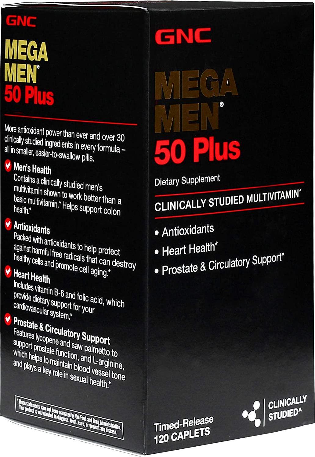 GNC Mega Men 50 Plus Multivitamin