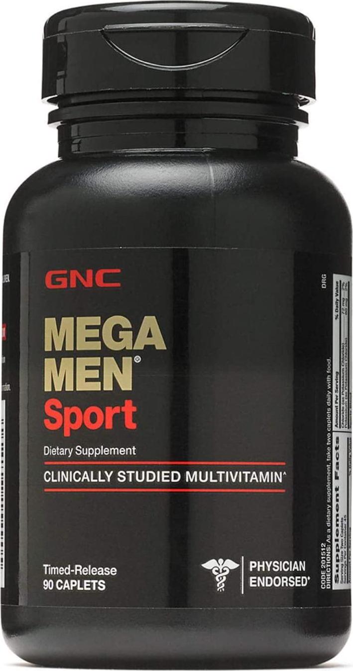 GNC Mega Men Sport Multivitamin for Men, 90 Count, for Performance, Muscle Function, and General Health
