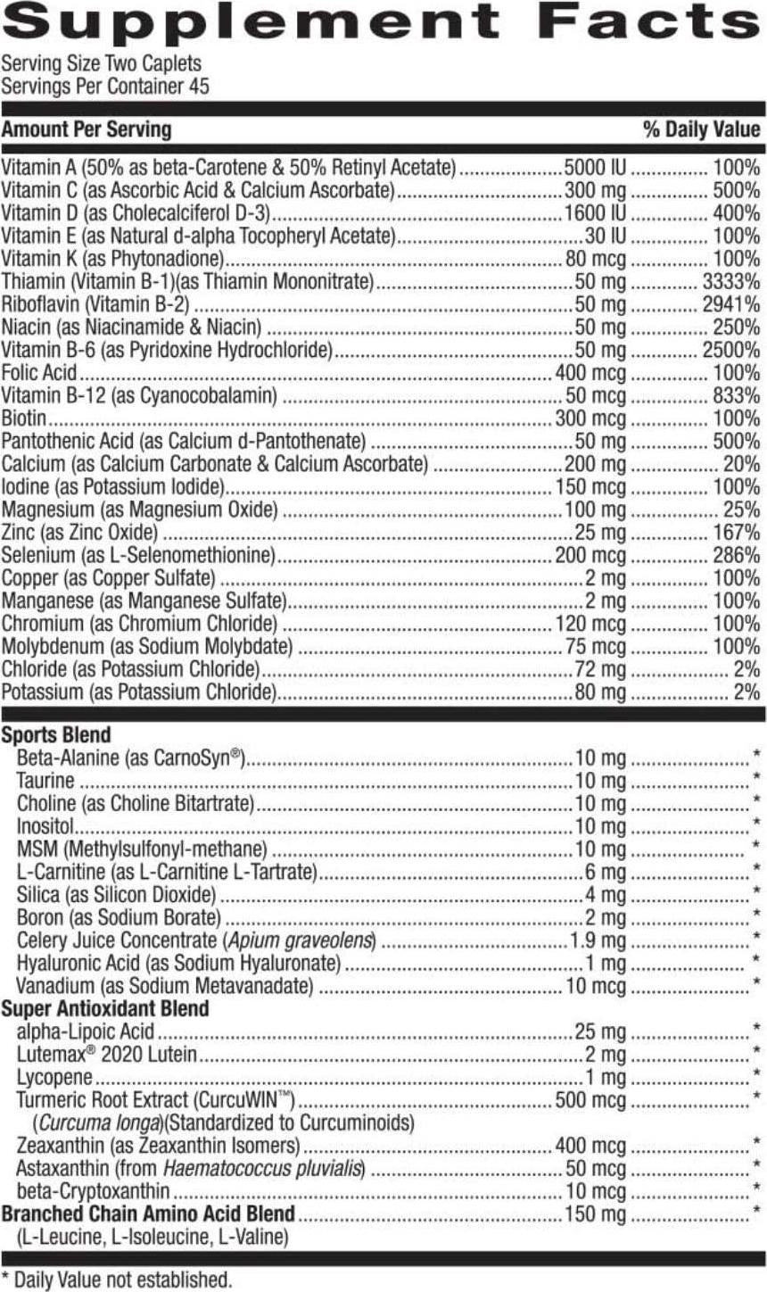 GNC Mega Men Sport Multivitamin for Men, 90 Count, for Performance, Muscle Function, and General Health