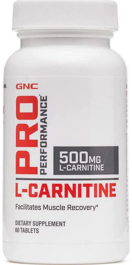 GNC Pro Performance L-Carnitine, 60 Tablets, Supports Muscle Recovery