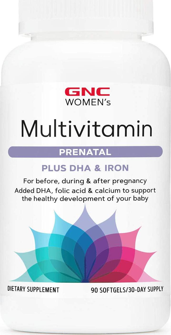 GNC Women's Multivitamin Prenatal Formula with DHA and Iron