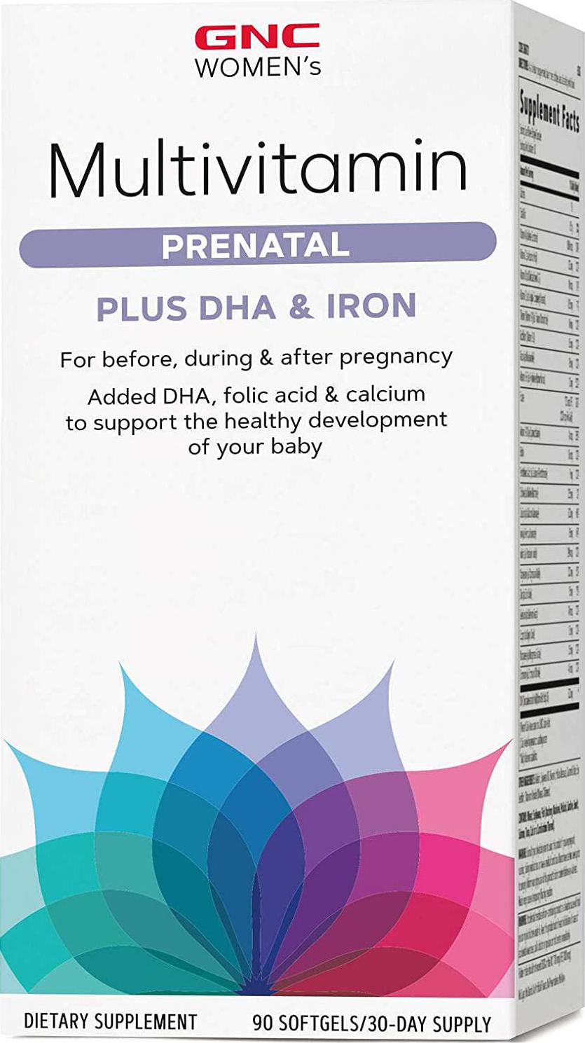GNC Women's Multivitamin Prenatal Formula with DHA and Iron
