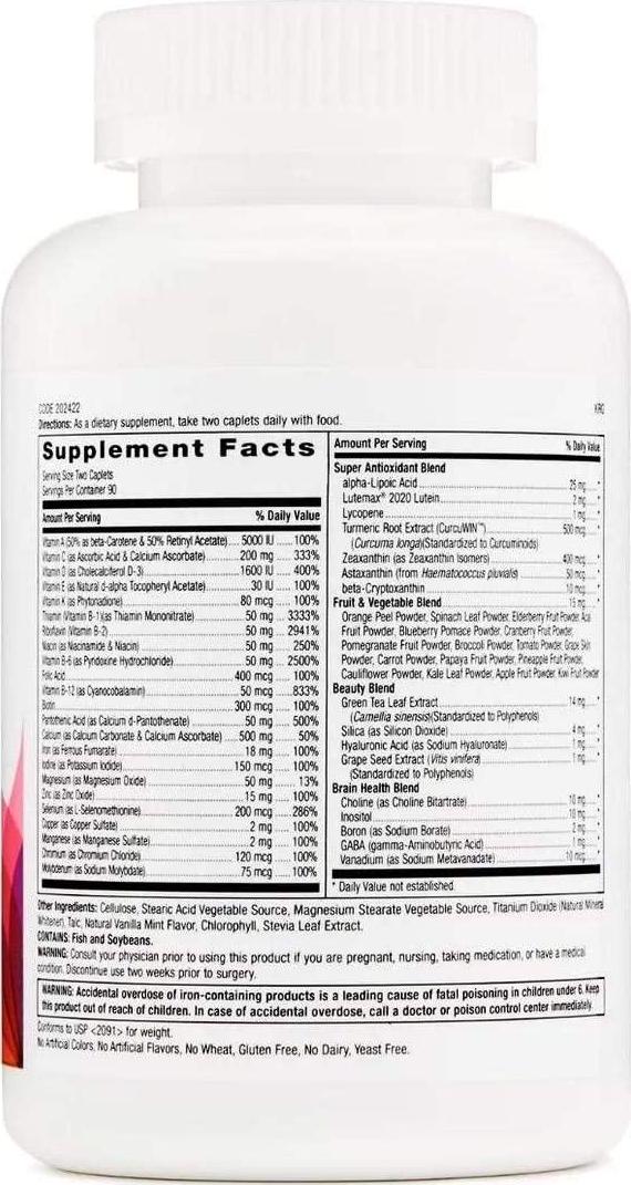 GNC Womens Ultra Mega 180 caplets