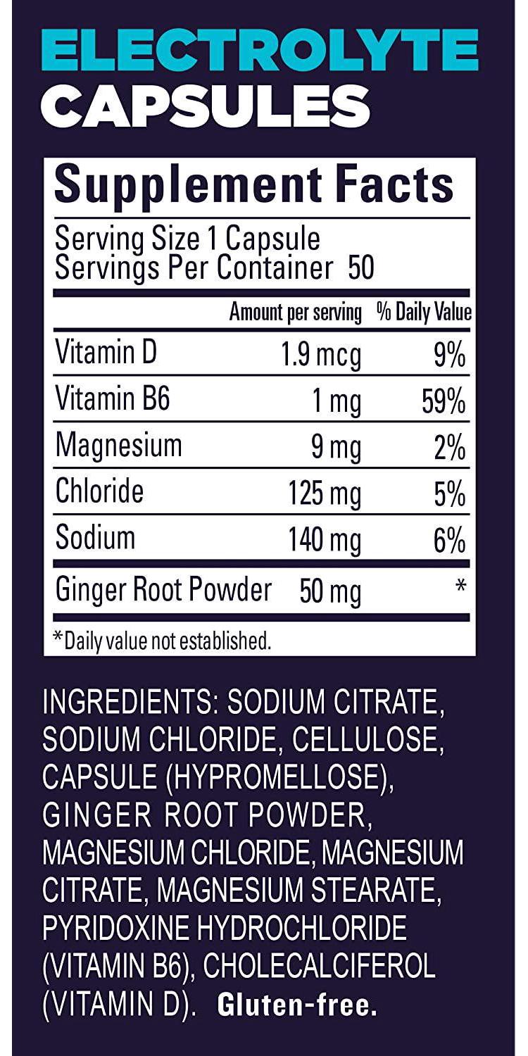 GU Energy Roctane Ultra Endurance Variety Pack; Electrolyte Capsules and BCAA Branch Chain Amino Acid with Vitamin B Capsules, 2 Bottles (110 Total)