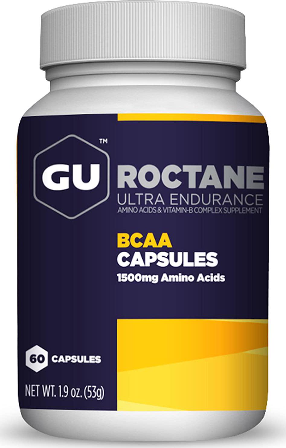 GU Energy Roctane Ultra Endurance Variety Pack; Electrolyte Capsules and BCAA Branch Chain Amino Acid with Vitamin B Capsules, 2 Bottles (110 Total)