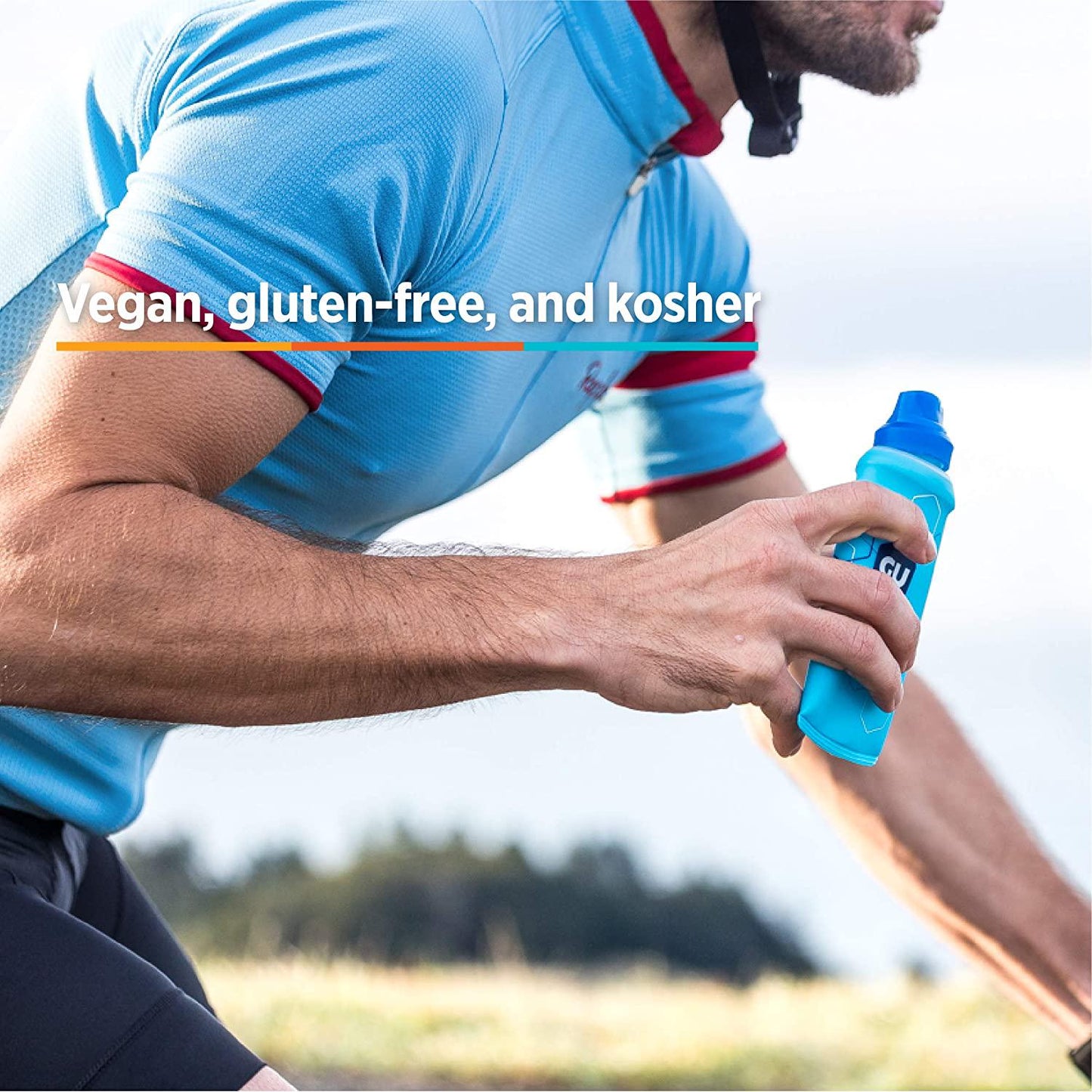 GU Energy Roctane Ultra Endurance Energy Gel, 15-Serving Pouch, Blueberry Pomegranate