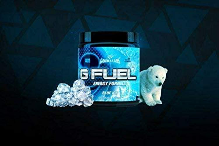 G Fuel Blue Ice Elite Energy Powder, 9.8 oz (40 Servings)