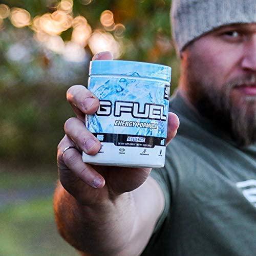G Fuel Blue Ice Elite Energy Powder, 9.8 oz (40 Servings)