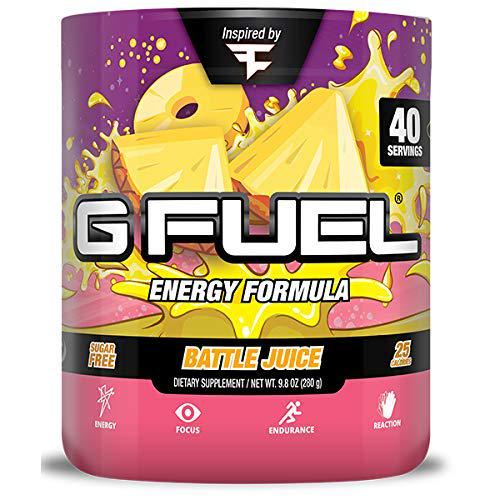 G Fuel FaZe Battle Juice Tub (40 Servings) Elite Energy and Endurance Powder Inspired by FaZe Clan