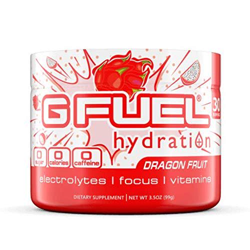 G Fuel Hydration Dragon Fruit Punch Tub (30 Servings) Elite Hydration Powder 3.5oz
