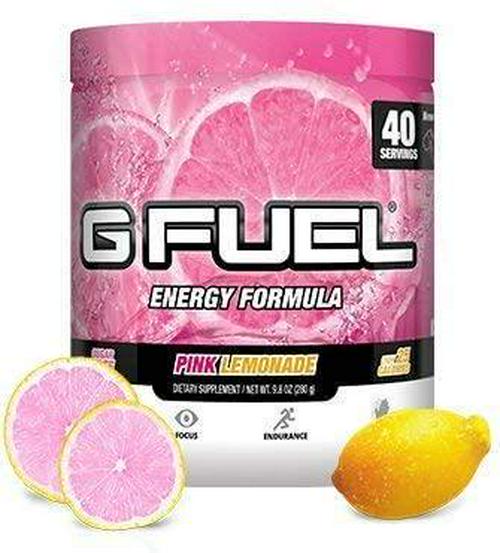 G Fuel Pink Lemonade Elite Energy Powder, 9.8 oz (40 Servings)