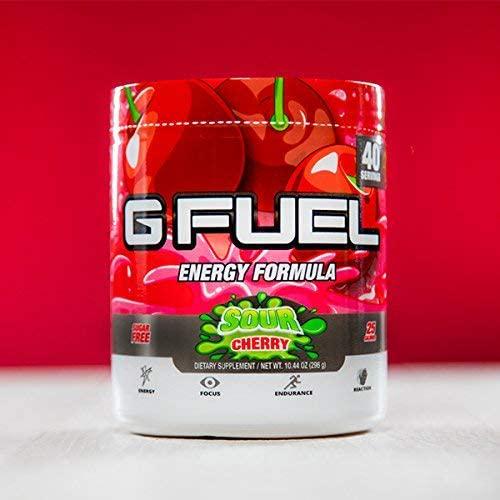 G Fuel Sour Cherry Tub 10.44 oz (40 Servings) Elite Energy and Endurance Formula