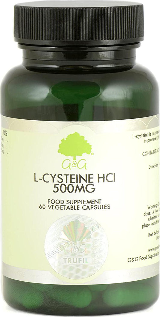 G&G Vitamins L-Cysteine 500mg - Individual Amino Acid
