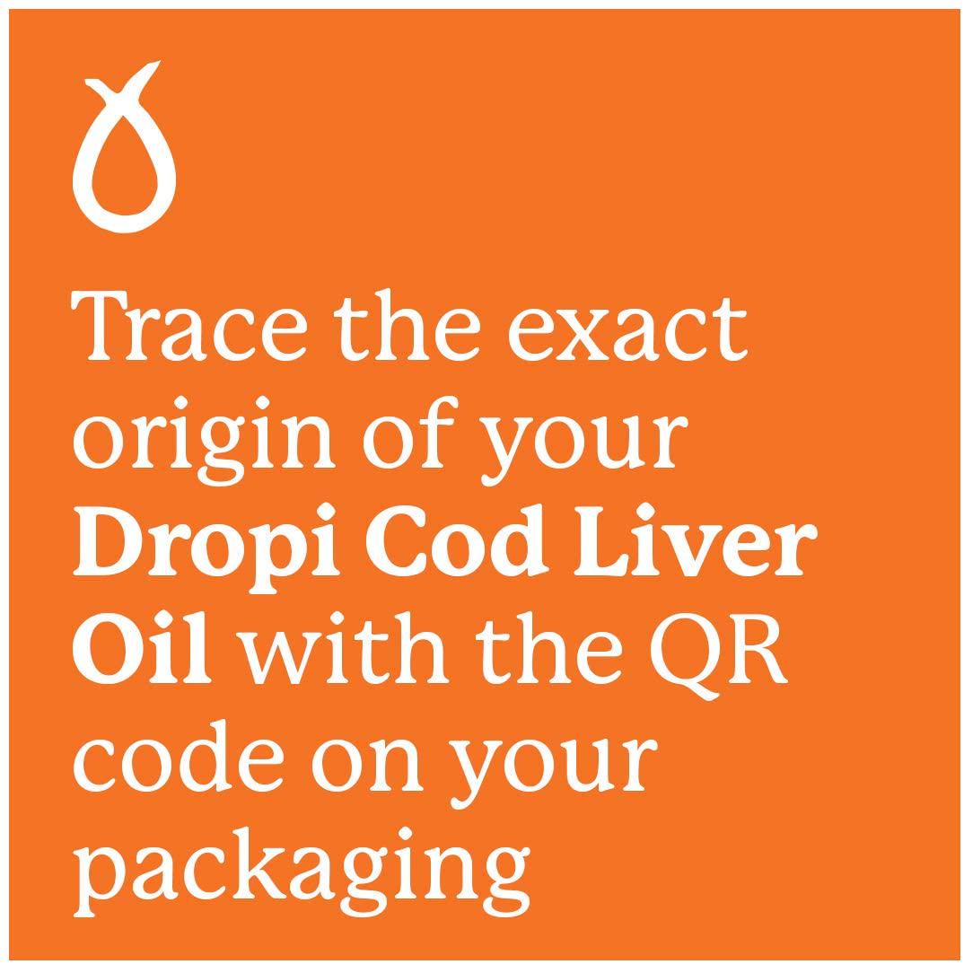 Gélules Dropi Pure islandaise à l'huile de morue vierge extra vierge - paquet de 120