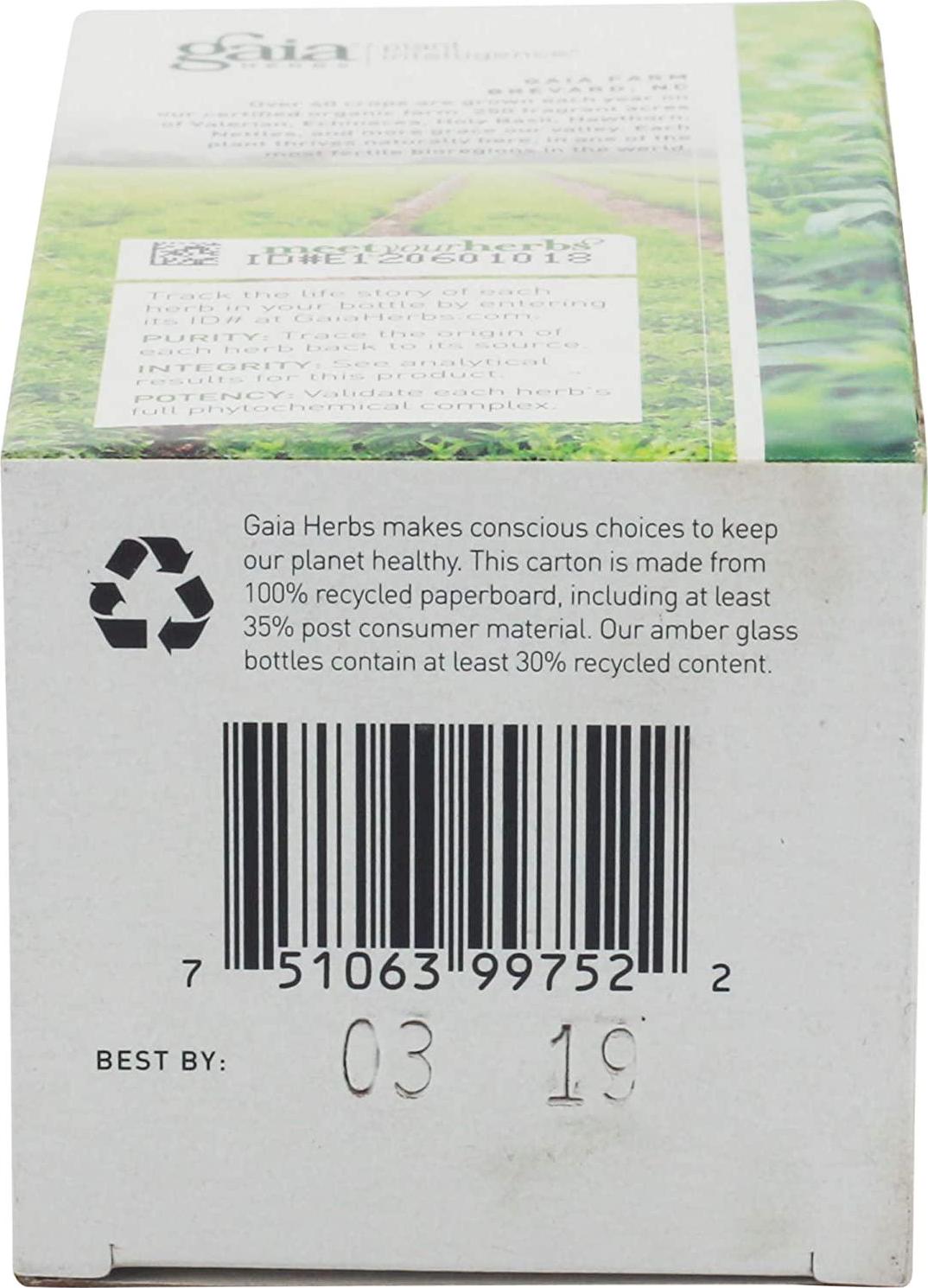 Gaia Herbs Ashwagandha Root, 60 Capsules