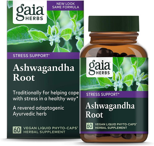Gaia Herbs Ashwagandha Root Capsules 60 ct