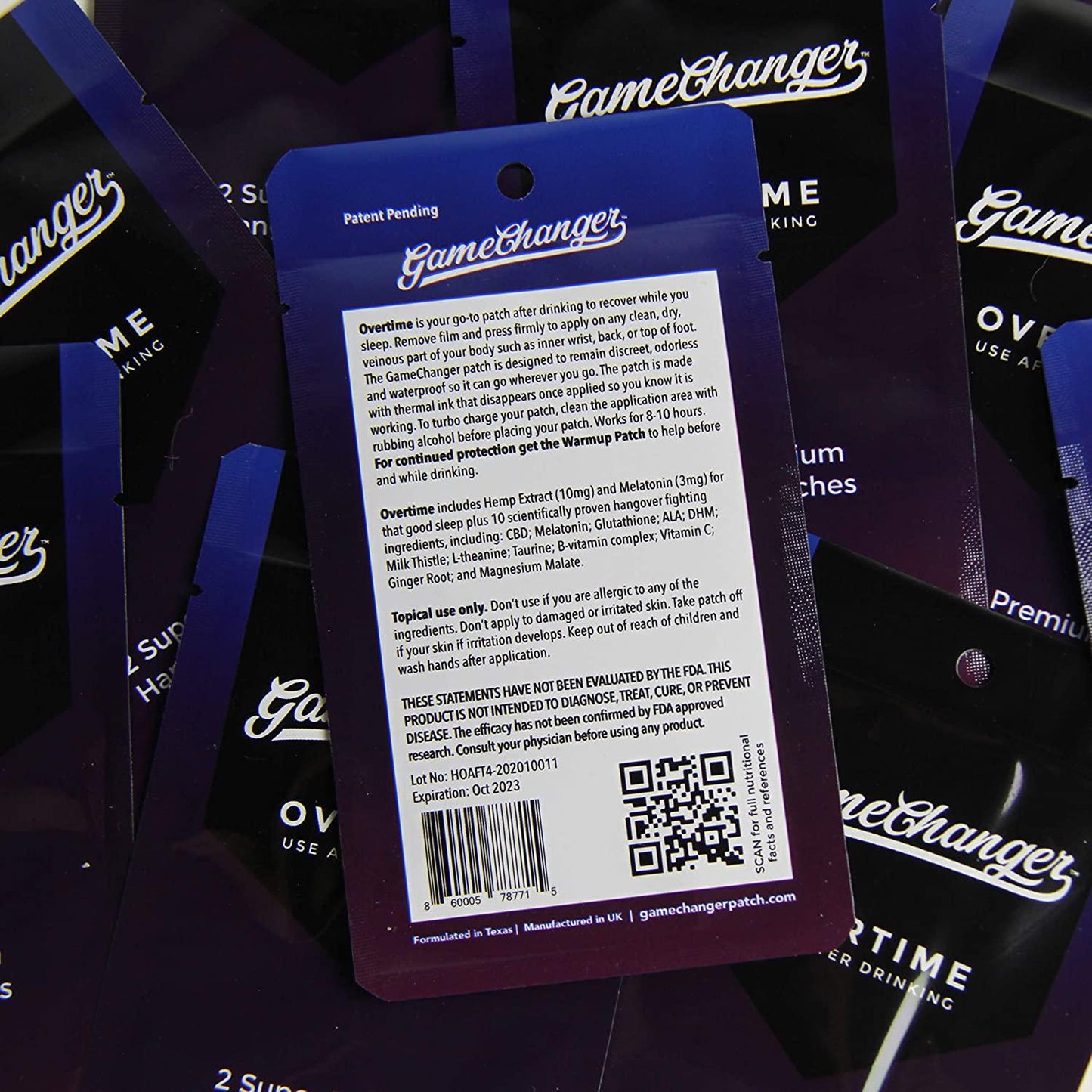 GameChanger Triple Bundle (3 Warmup / 3 Overtime) (18 Patches)