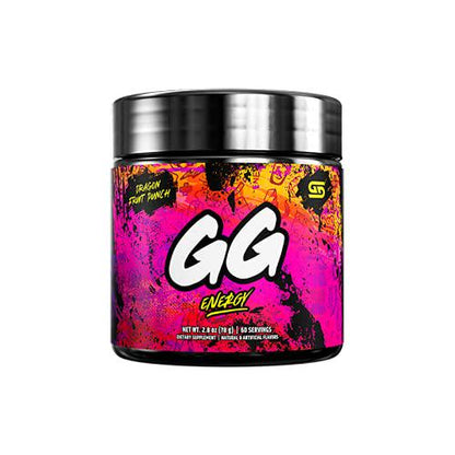 Gamer Supps Dragonfruit Punch GG Energy - 60 Servings, 2.8 Ounce (Pack of 1)