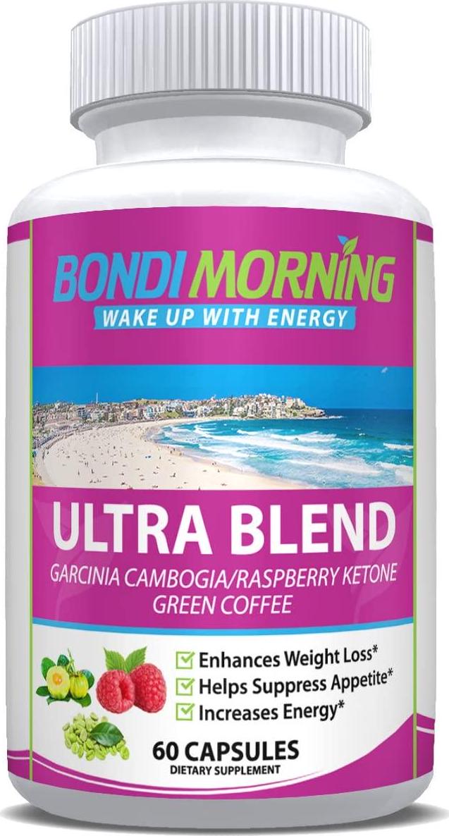 Garcinia Cambogia Blend Weight Loss Support Dietary Supplement 3-in-1 Blend Healthy and Natural Metabolism-Boosting Ingredients, Garcinia Cambogia, Raspberry Ketone and Green Coffee Beans 60 Capsules