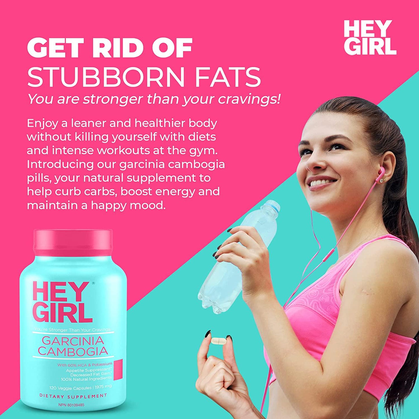 Garcinia Cambogia Diet Assistance Pills - 1500 mg of Garcinia Cambogia Extract Vegan Capsules - USA Made with Pure Ingredients - Aids Weight Management and Boosts Energy - 120 Garcinia Cambogia Pills