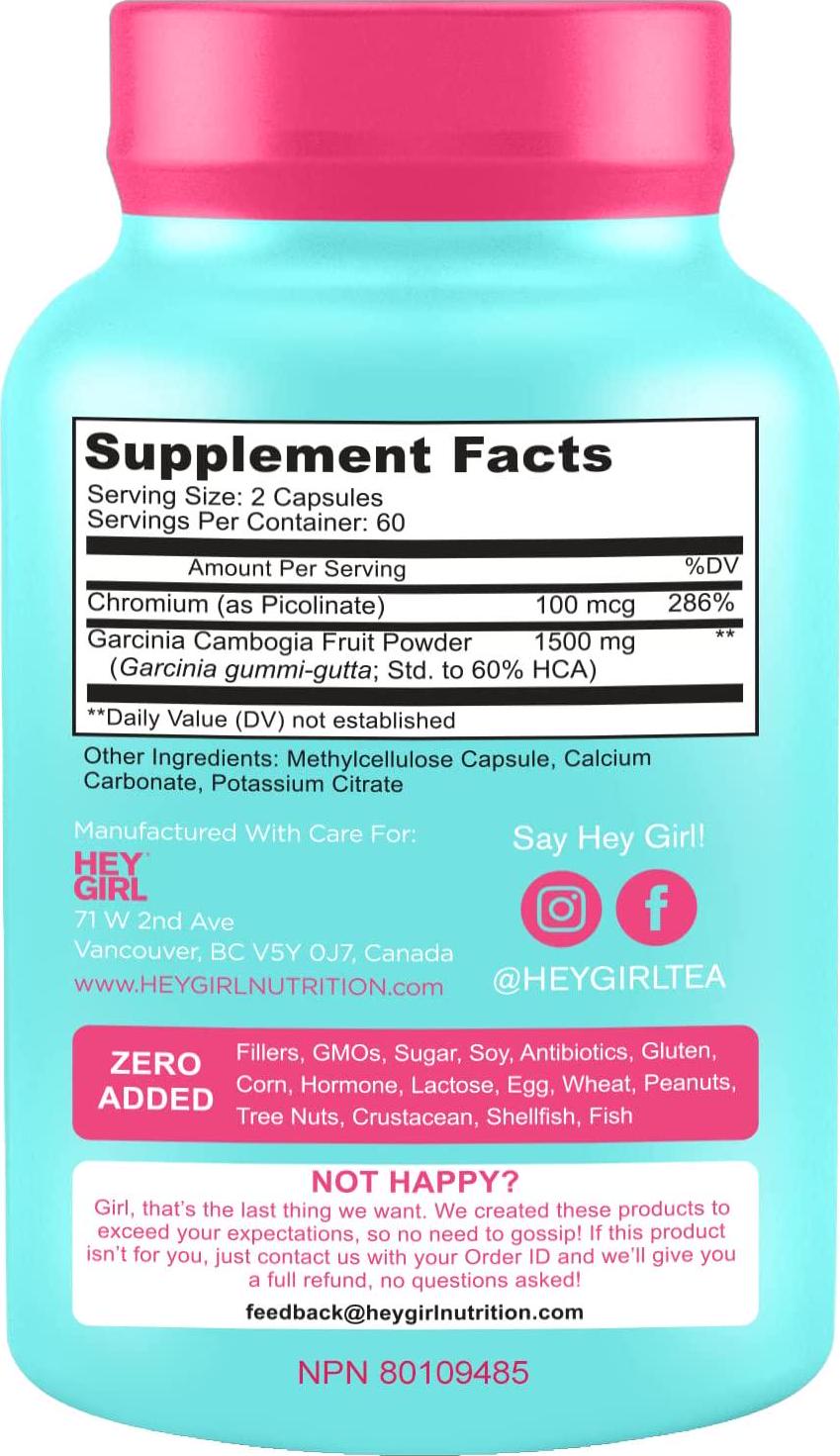 Garcinia Cambogia Diet Assistance Pills - 1500 mg of Garcinia Cambogia Extract Vegan Capsules - USA Made with Pure Ingredients - Aids Weight Management and Boosts Energy - 120 Garcinia Cambogia Pills