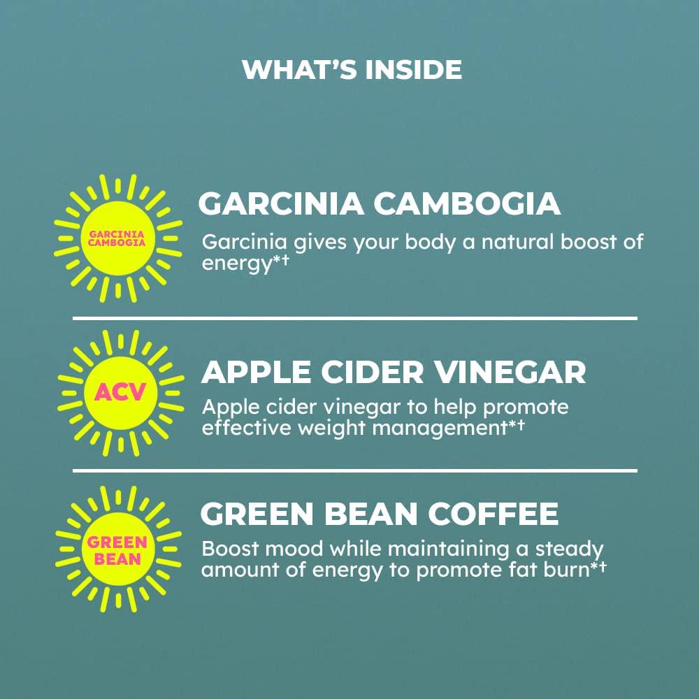 Garcinia Cambogia Patch - Pure Potent Blend Garcinia Cambogia with Apple Cider Vinegar, B12, Green Bean Coffee - Natural Energy and Carb Control