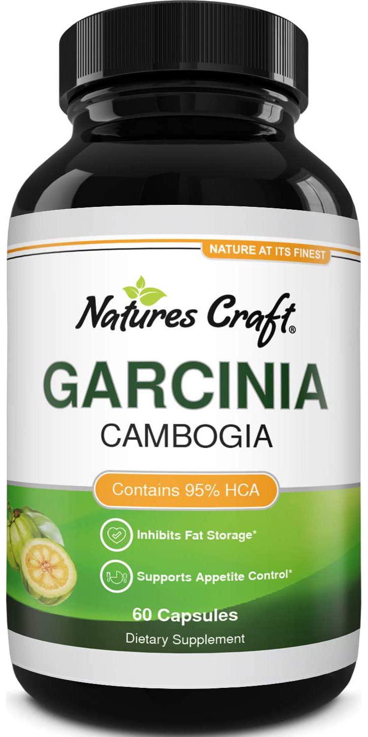 Garcinia Cambogia with 95% HCA Weight Loss Supplement - Best Fast Acting Fat Burner and Natural Carb Blocker Diet Pills - Pure Garcinia Extract Appetite Suppressant for Men and Women