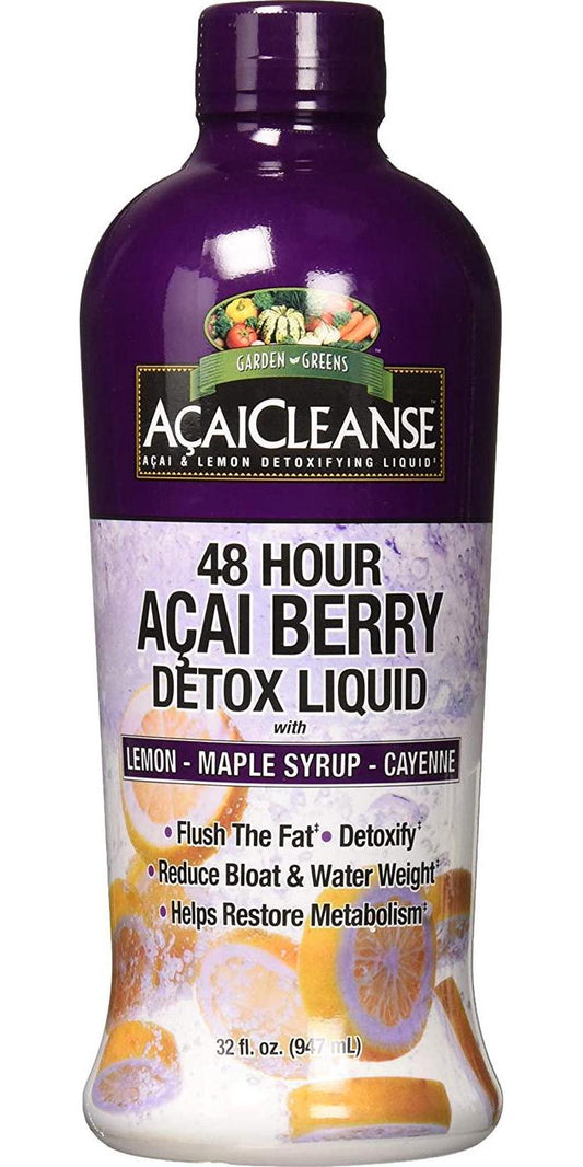 Garden Greens Acai Cleanse 48Hr Detox 32 Oz
