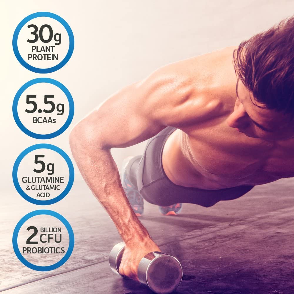 Garden Of Life Sport Organic Plant-Based Protein - BCAA Amino Acid Protein Powder, Vanilla 28.4oz (1lb 12oz / 806g) Powder