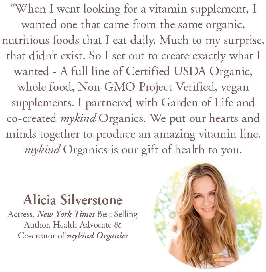 Garden of Life D3 Vitamin - mykind Organic Whole Food Vitamin D Supplement with Plant Omegas, Vegan, Vanilla, 2oz Liquid - Packaging May Vary