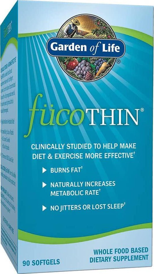 Garden of Life FucoThin Non-Stimulant Thermogenic Caps, 90 ct