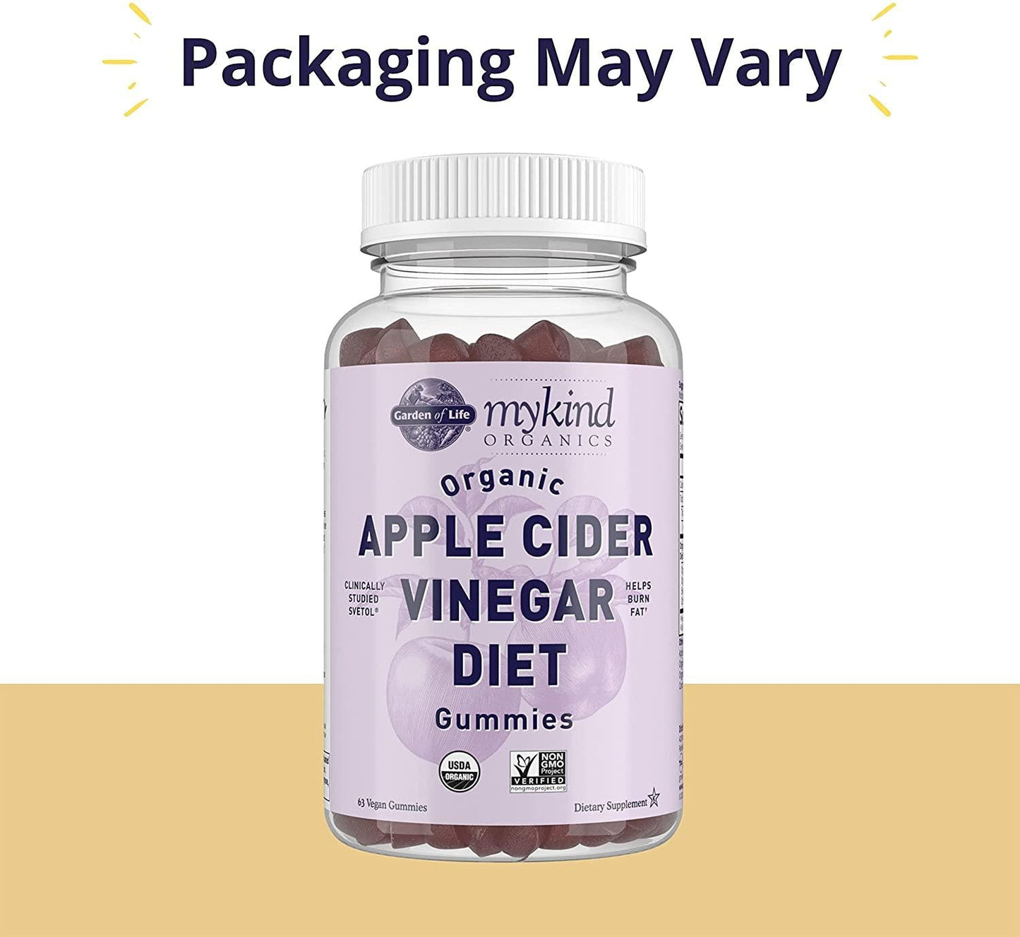 Garden of Life Garden Of Life Mykind Organics Apple Cider Vinegar Diet 63 Gummies, 63 Count