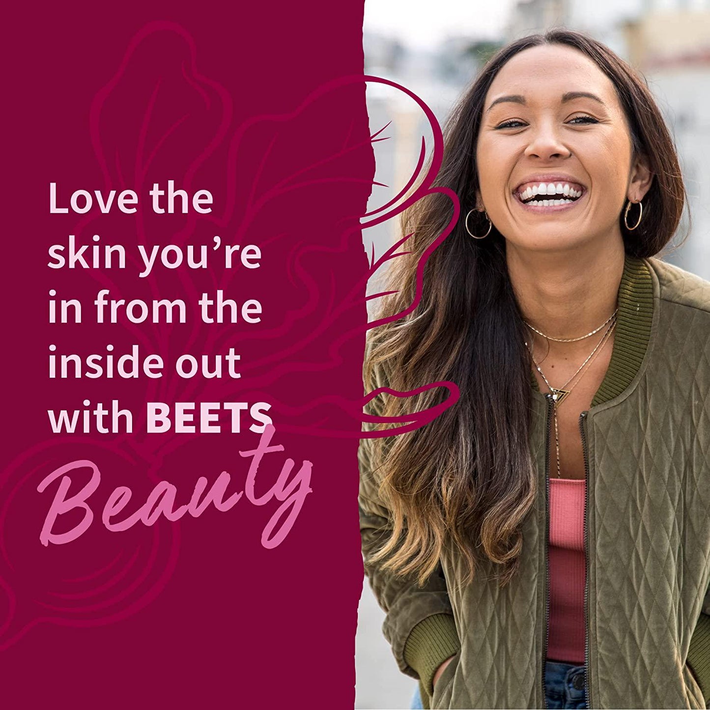 Garden of Life Organic Beet Root Powder with Antioxidants, Vitamin C, Probiotics, French Melon and Black Currant for Hair, Skin and Nails – Beets Beauty – Vegan, Non GMO, BlackBerry Melon – 30 Servings