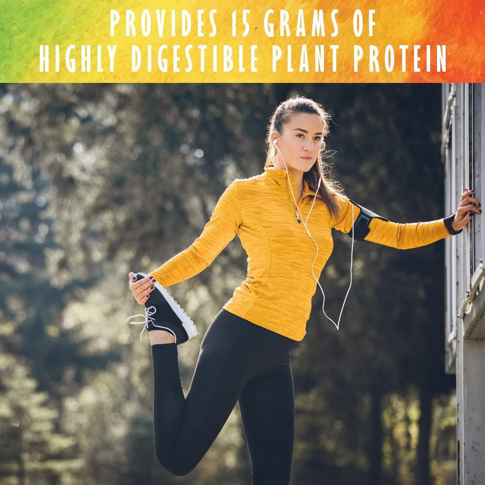 Garden of Life Organic Plant Protein Smooth Coffee Powder, 10 Servings - Vegan, Grain Free and Gluten Free Plant Based Protein Shake with Arabica Coffee, 1 Billion CFU Probiotics and Enzymes, 15g Protein