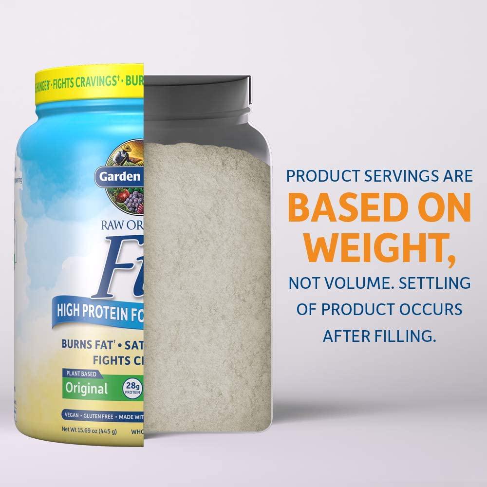 Garden of Life Organic Meal Replacement - Raw Organic Fit Vegan Nutritional Shake for Weight Loss, Vanilla, 32.2oz (2lbs / 913g) Powder